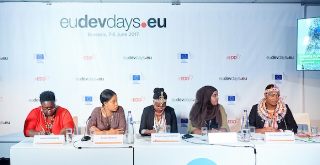 La conferencia sobre hablación, dentro de los Días Europeos de Desarrollo sobre el empoderamiento de la mujer para luchar contra la violencia.