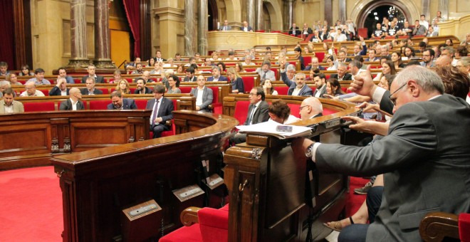 Sessió plenària del Parlament de Catalunya