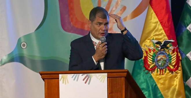 El expresidente de Ecuador Rafael Correa.  - EFE