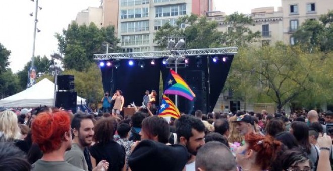 Manifestació alternativa a la convocatòria del Pride