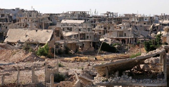 Panorámica de la ciudad siria de Deraa. - REUTERS