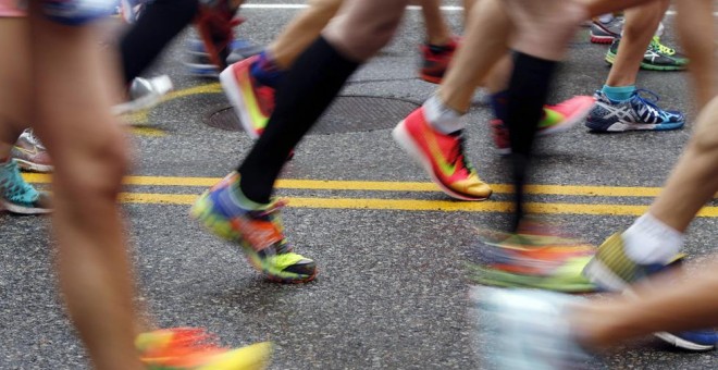 Participantes en una carrera popular. - REUTERS