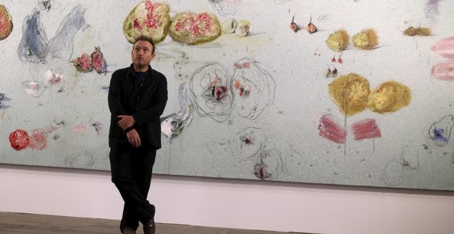 El pintor Miquel Barceló, que expone estos días en Salamanca 'El arca de Noé'.- EFE