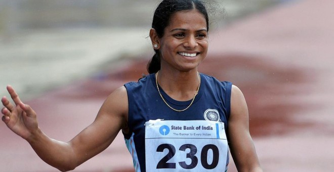 L'atleta índia Dutee Chand.