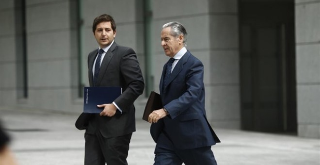 Miguel Blesa, saliendo de los juzgados /EUROPA PRESS
