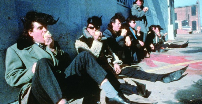 Escena de la película Leningrad Cowboys go America.