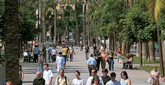 Rambla del Raval de Barcelona.