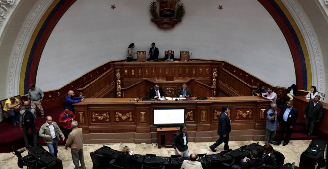 Sesión de la Asamblea Nacional de Venezuela, controlada por la oposición, el 12 de agosto de 2017/ REUTERS (Marco Bello)