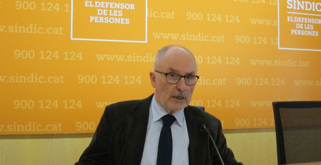 El Síndic de Greuges, Rafael Ribó. EUROPA PRESS