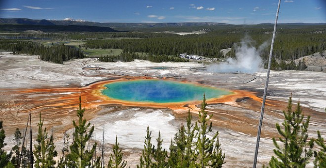 Gran Fuente Prismática en el Parque Nacional de Yellowstone en EEUU. FLICKR/ James St. John