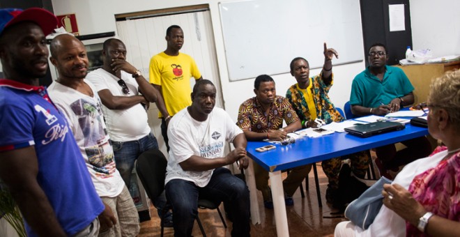 Asamblea de ciudadanos migrantes en València