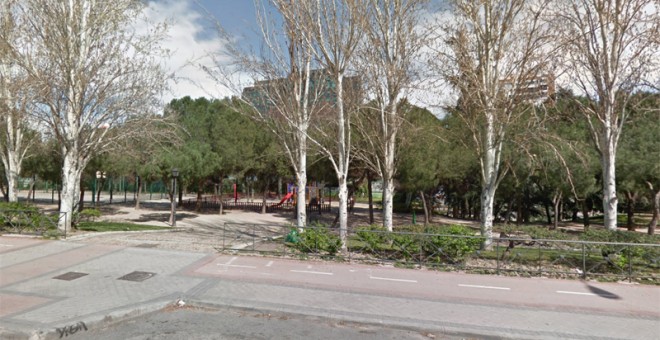 Imagen del parque Breogán de Madrid, situado en el distrito de Salamanca. GOOGLE STREET VIEW
