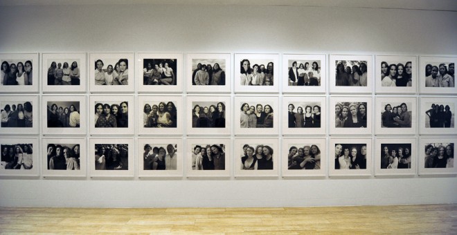 Vista de la mayor retrospectiva realizada hasta la fecha del fotógrafo estadounidense Nicholas Nixon, en la Fundación Mapfre.- EFE