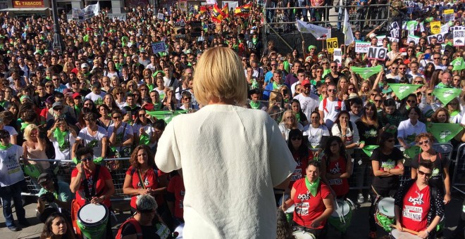 Manifestación por la abolición de la tauromaquia en la Puerta del Sol./Pacma