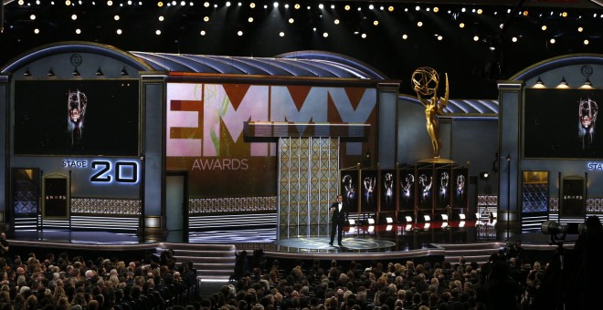 Momento de la gala de los Emmy 2017 conducida por Stephen Colbert. /REUTERS