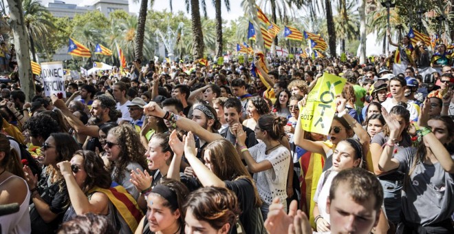 Protesta Barcelona. - XAVI HERRERO