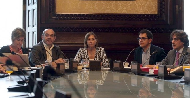 Reunió de la Mesa del Parlament de Catalunya / EFE Toni Albir