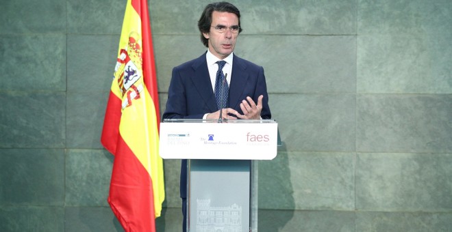 El expresidente del Gobierno José María Aznar./EUROPA PRESS