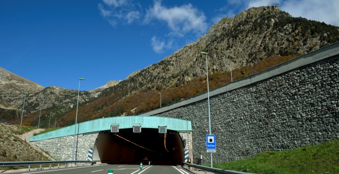 Entrada del Túnel de Viella, la entrada al Valle de Arán. REUTERS/Vincent West