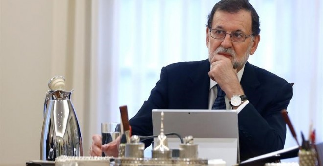 Mariano Rajoy a la reunió del Consell de Ministres d'aquest dimecres / EFE