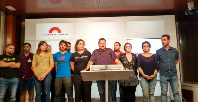 Los miembros de la CUP proponen un pleno monográfico para alcanzar la proclamación de la república catalana./EUROPA PRESS