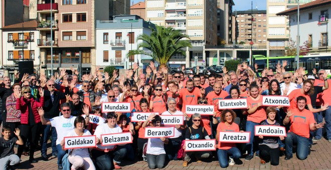 Presentación de las consultas soberanistas vascas del 5N./Público