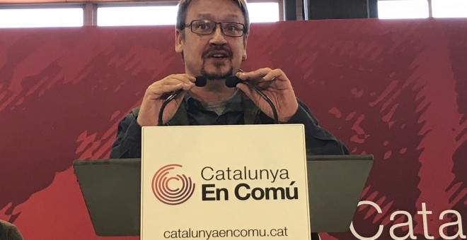 El líder de CatComú, Xavier Domènech./EUROPA PRESS