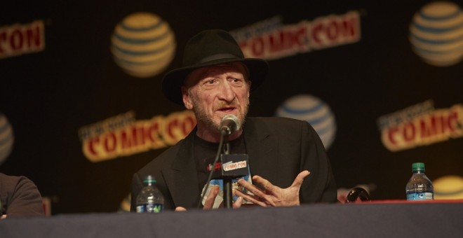 Frank Miller durante la rueda de prensa de la Heroes Comic-Con