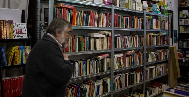 Interior de la Librería 'Sin Tarima', en Madrid.- JAIRO VARGAS