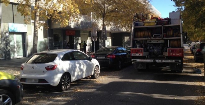 Calle Santiago Rossinyol i Prats, número 6, en Viladecans, donde se ha producido la explosión. AJUNTAMENT DE VILADECANS