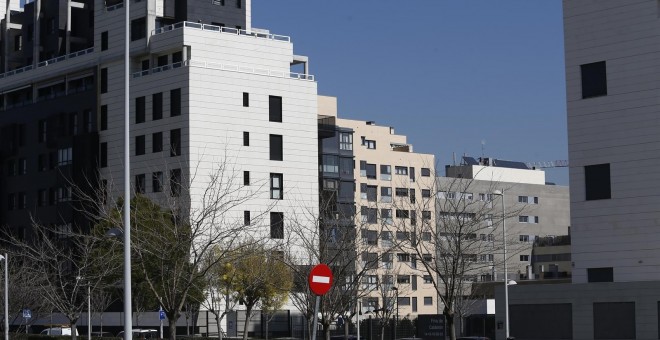 Imagen de un edificio de viviendas. /EUROPA PRESS