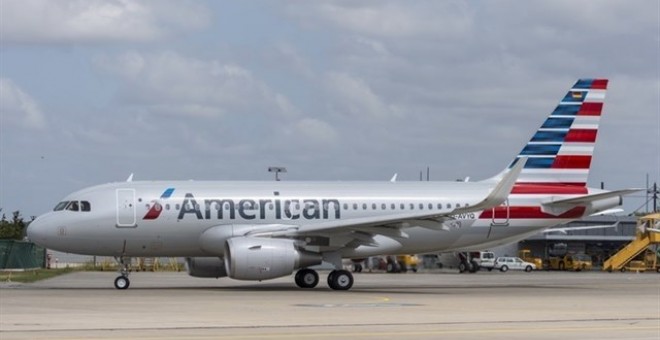 Uno de los aviones de la flota American Airlines. /EUROPA PRESS