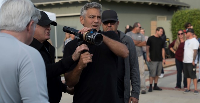 George Clooney, en el rodaje