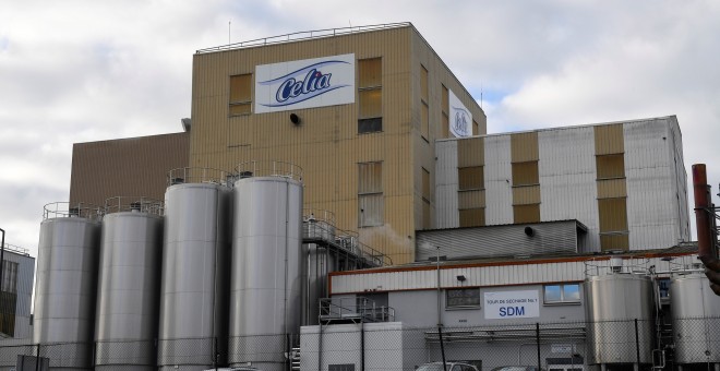 Fabrica del grupo lechero Lactalis (LNS) en Craon./AFP