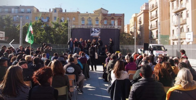 Acte de solidaritat amb Catalunya / Q. C. Cerezuela