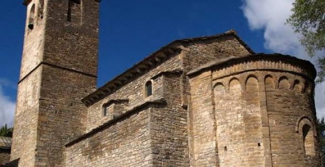 La iglesia de Badaguas, en la Jacetania, es una de las inscritas por el obispado de Jaca a su nombre.