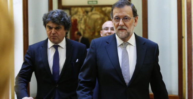 Mariano Rajoy junto a Jorge Moragas. EFE/Archivo