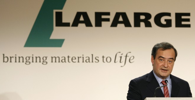 El expresidente de Lafarge, Bruno Lafont, imputado en la causa, en una imagen de archivo.- REUTERS