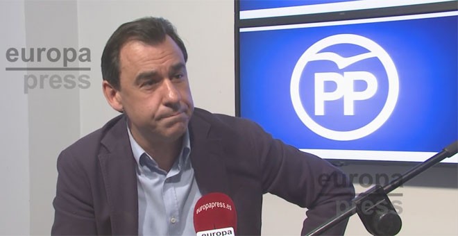 El número tres del PP, Fernando Martínez-Maillo, en un momento de su entrevista con Europa Press. EP