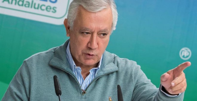 El vicesecretario de Política Autonómica y Local del PP, Javier Arenas.- EFE