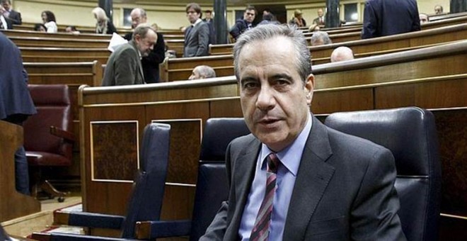 Celestino Corbacho durante la época en que fue ministro de Trabajo con Zapatero. | EFE (ARCHIVO)