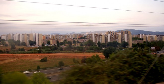 Vista de la localidad de Badia del Vallès (Barcelona)