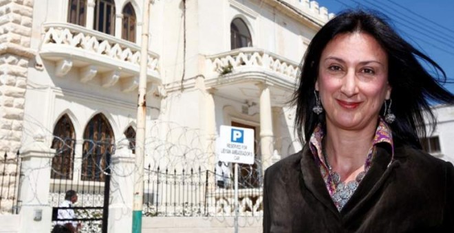 La periodista maltesa Daphne Caruana, asesinada en ocubre de 2017. REUTERS