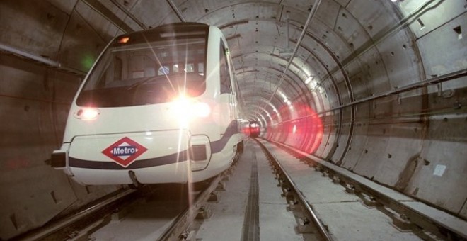 Túnel del Metro de Madrid. E.P.