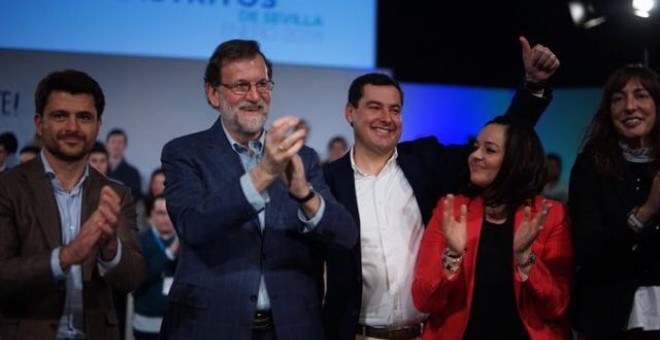 Moreno y Rajoy en Andalucía