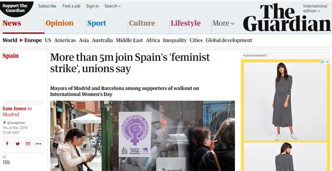 Noticia publicada en The Guardian.