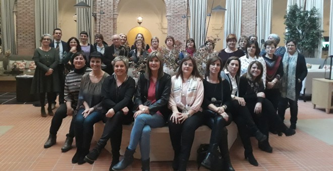 Participants en una jornada per promoure l'empoderament de les dones en les cooperatives agràries, al Parador de Lleida. FCAC.
