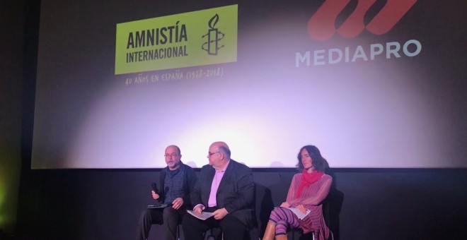 Presentación del documental 'Grietas' producido por Mediapro. / J.G