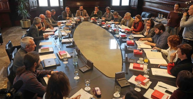 Reunió de la Junta de Portaveus del Parlament de Catalunya / Parlament de Catalunya