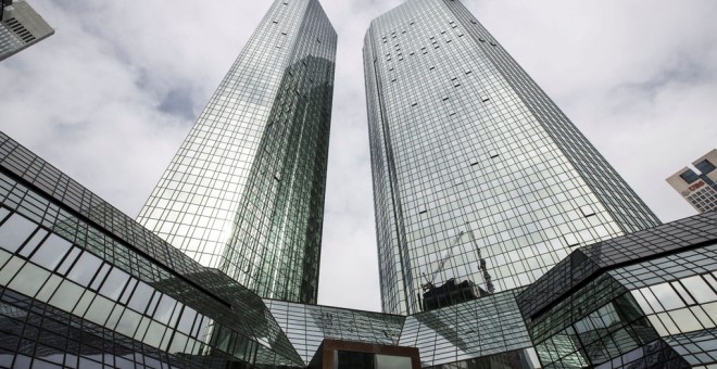 Vista de la sede Deutsche Bank en Fráncfort del Meno. EFE/ Armando Babani